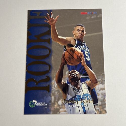 Carte recrue basketball Jason Kidd 1995-96 Skybox NBA Hoops RC #317 - Photo 1/2