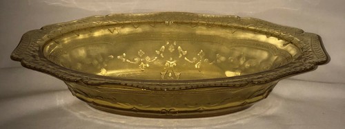 Federal PATRICIAN AMBER *10" OVAL VEGETABLE BOWL* #1* - Picture 2 of 2