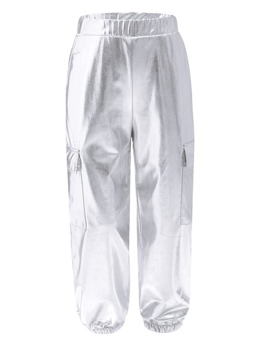 Unisex Kids Dancewear Pockets Trousers Athletic Pants Harem Tracksuit Street - Picture 11 of 127