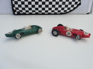 1960'S JOUEF BRM & FERRARI 1:43 USED UNBOXED