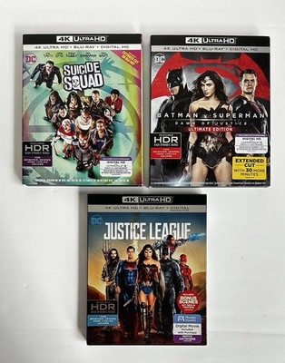 DC - Justice League, Suicide Squad Batman v Superman Dawn of Justice 4K UHD