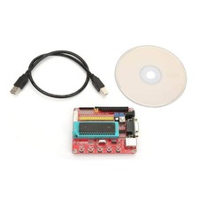 PIC16F877A Microcontroller Learning Development Board With RS232 Interface Parts