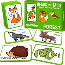 Toddler Puzzles Ages 2-4 - 100 Self-Correcting 16 Pairs of 16 pieces, Forest