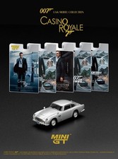 Mini GT #909 1/64 Aston Martin DB5 “Casino Royale” w Eng Mini Poster