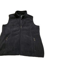KAREN SCOTT SPORT Womens Fleece Vest Large Gr...