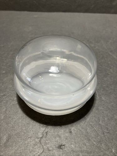 Christmas Glass Candy/apothecary Jar Snowman Hollyberry Sealing Lid 7” T x 4” D - Picture 5 of 6
