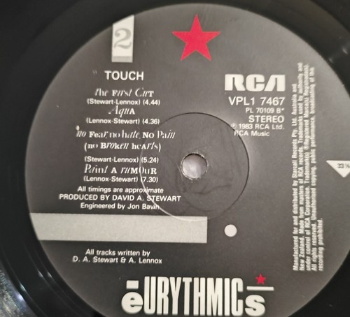 Eurythmics- Touch VINYL LP, Album, Gatefold (AU & NZ) Original Pressing - Picture 7 of 15
