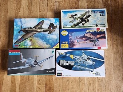 De Havilland * AVRO 504K * Fairey Tmk.1 * Dauntless * Sikorsky Rescue Helicopter