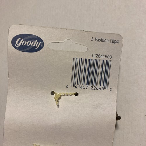 Goody Intrigue Fashion Hair Clips 3 Plastic Claw Clips New 1999 Y3 - Picture 6 of 8