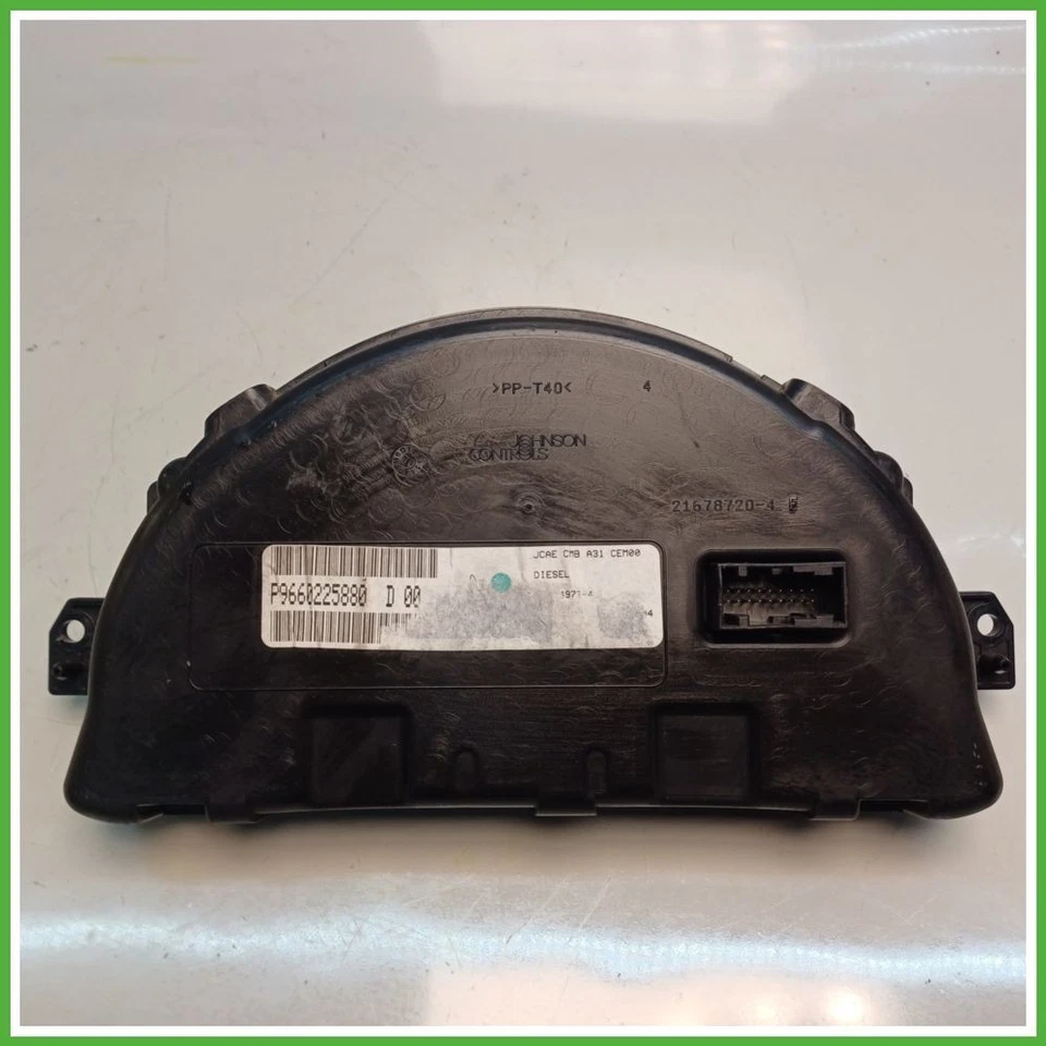 Quadro Strumenti Contachilometri Tachimetro JOHNSON CONTROLS 21678720-4 CITROEN - Immagine 3 di 4