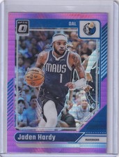 Jaden Hardy - 2024-25 Donruss Optic - Hyper Pink Prizm - #33 - Mavericks