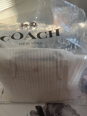 Coach Outline Signature Zip Tote, Large - IMBlack for sale online