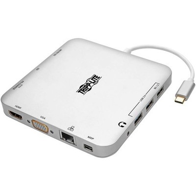Eaton Tripp Lite Series USB-C Dock, Dual Display - 4K HDMI/mDP, VGA, USB 3.x (5G