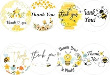 Thank You Stickers, 1.5" Thank You for Supporting My Small Business Stickers, 50