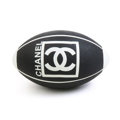 CHANEL - シャネルラグビーボール Auth CHANEL Rugby Ball Black/White Rubber - 99927j | eBay