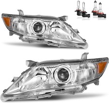 Headlights Assembly Toyota Camry 2010-2011 Halogen Pair