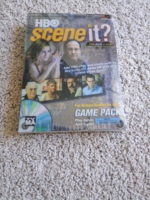 HBO Scene It THE DVD GAME PACK  New & Sealed Trivia game Mature Audience 
