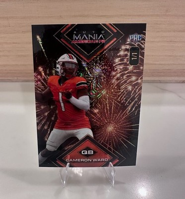 Cameron Ward 2024 Wild card Auto RC 1/1 Firework Variant