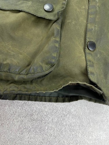 Vintage Barbour A100 Bedale Wax Jacket Size C38/97cm - Picture 11 of 21