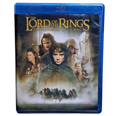 Lord of the Rings Fellowship of the Ring Blu-ray DVD Combo Fantasy Movie SZ Std
