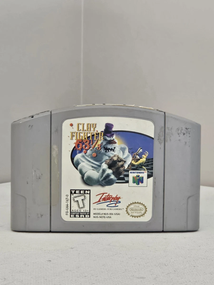 Nintendo 64 Clay Fighter 63 1/3 Video Games for sale - eBay