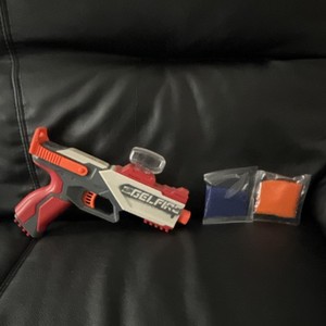 Nerf GelFire Gel Blaster Pistol Red White Gray Orange with Gel Balls