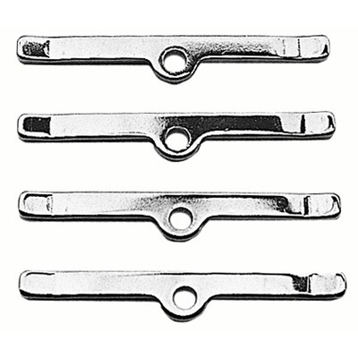 Trans-Dapt 4993, Set of 4 Chrome Steel Chrome Vc Retaining Tabs Performance Part - Picture 1 of 9