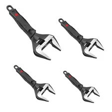 6"/8"10"/12"Adjustable Crescent Wrench Crescent Shape Stainless Steel Wrenches