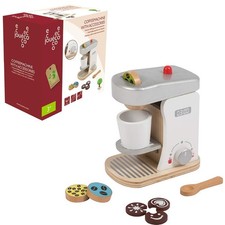 Jouéco 80058 Wooden Coffee Machine with Accessory