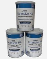 3 Nestle Extensive HA Hypoallergenic Infant Formula 14.1 oz Exp 5/2026