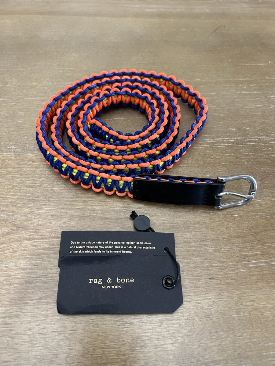 Rag and Bone Knotted Jet Blet Black Leather Woven Detail M/L rag & bone | Accessories | Nwt Rag Bone Knotted Jet Belt  main image 3