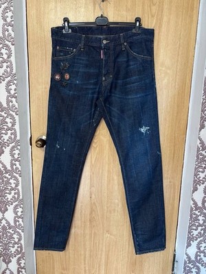 Dsquared2 Herren Jeans Denim Blue Größe 52