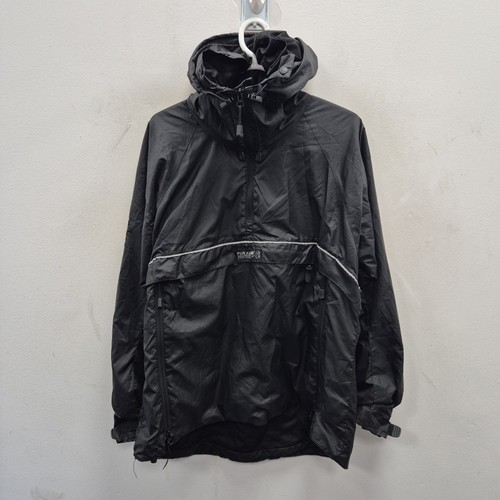 Paramo Velez Smock Analogy Nikwax Rain Black Jacket Waterproof Hooded Size Large