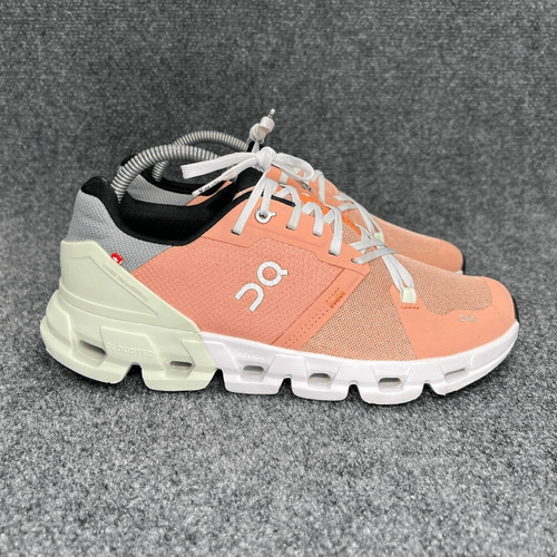 On Running Cloudflyer 4 Running Shoes Womens Size 9 Peach Aloe Athletic Training