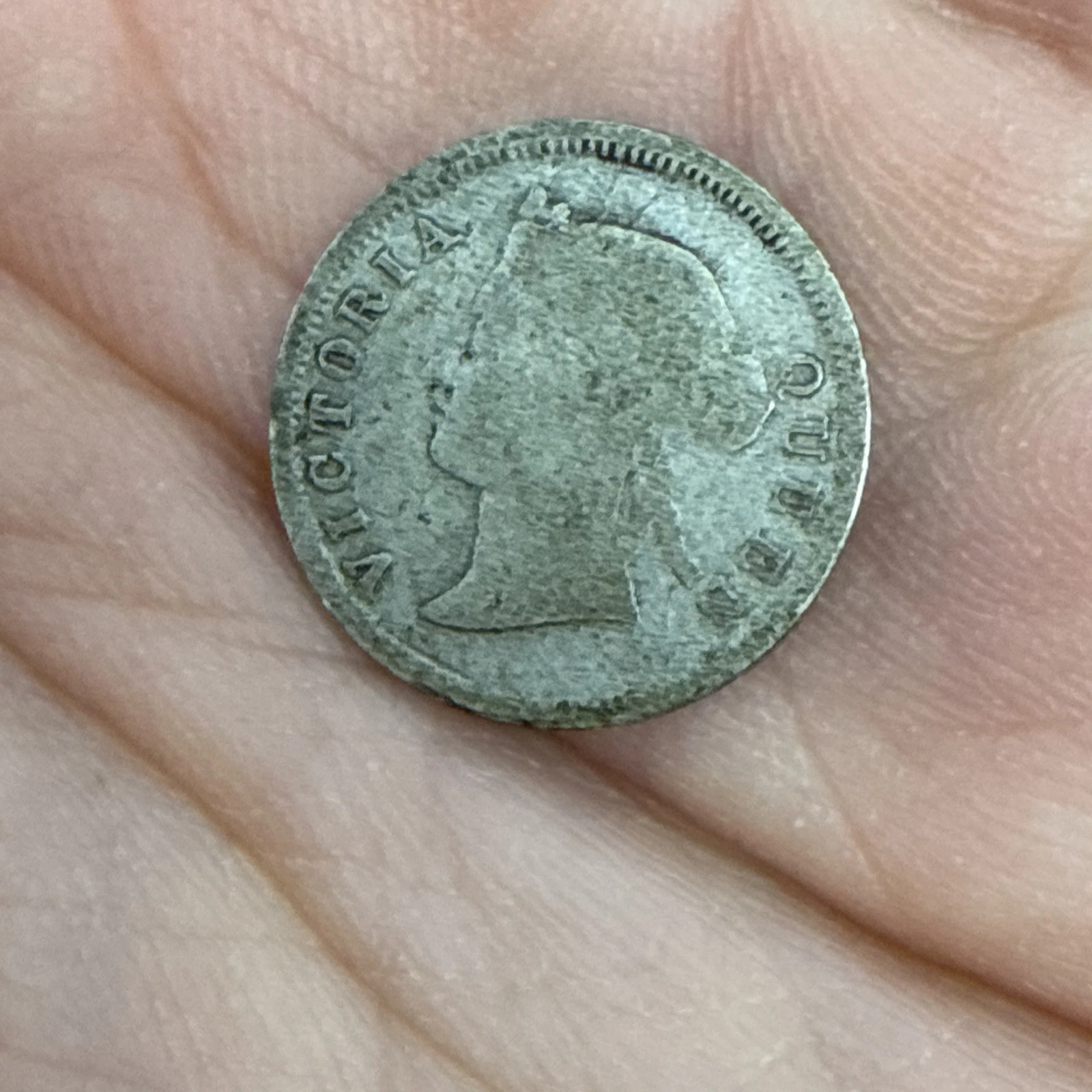 Monnaie Victoria Queen 10 Ten Cents 1878