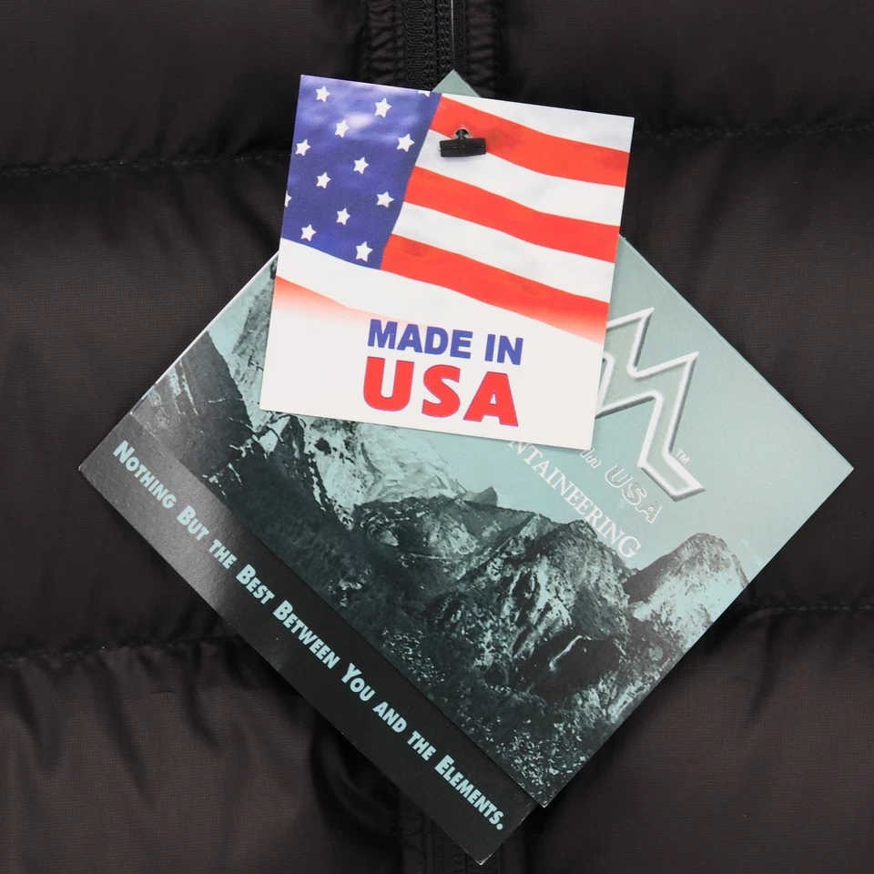 Chaleco acolchado Western Mountaineering EE. UU. Unisex Talla M Negro Ligero Foto 3 de 4