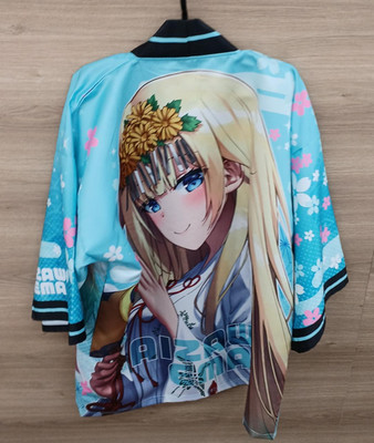 VSPO! x Kanda Myojin Summer Festival Ema Aizawa Miko Happi Blue Japan Used
