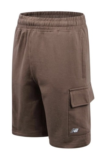 New Balance Boys Short Set, Fleece Cargo Short, Brown, Size 10/12, New With Tags - Picture 4 of 6