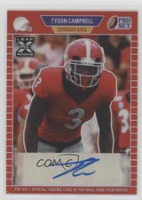 2021 Leaf Pro Set Metal 1989 Red Rainbow 20/100 Tyson Campbell #PA-TC1 Auto 0q21