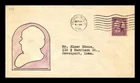 US COVER DANIEL WEBSTER FIRST DAY ISSUE SCOTT 725 HAND DRAWN HAND COLORED