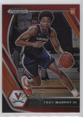2021-22 Panini Prizm Draft Picks Red 71/299 Trey Murphy III #40 Rookie RC 02v3