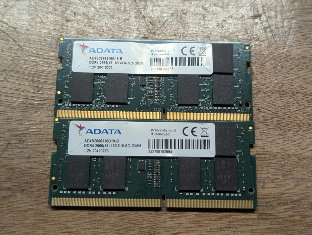 ADATA Computer PC4-21300 (DDR4-2666) Bus Speed Memory (RAM) for