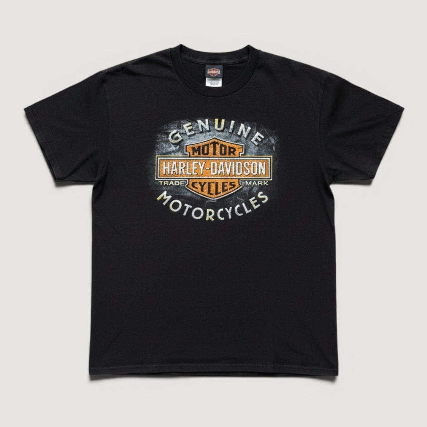 Harley-Davidson T-Shirt Mens Large Black Ramstein Air Base Germany Skull 2012