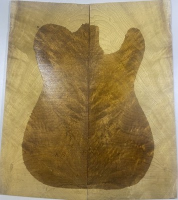 Guitar/Bass Top Veneer Golden Phoebe Wood Bookmatched Set Luthier Supply