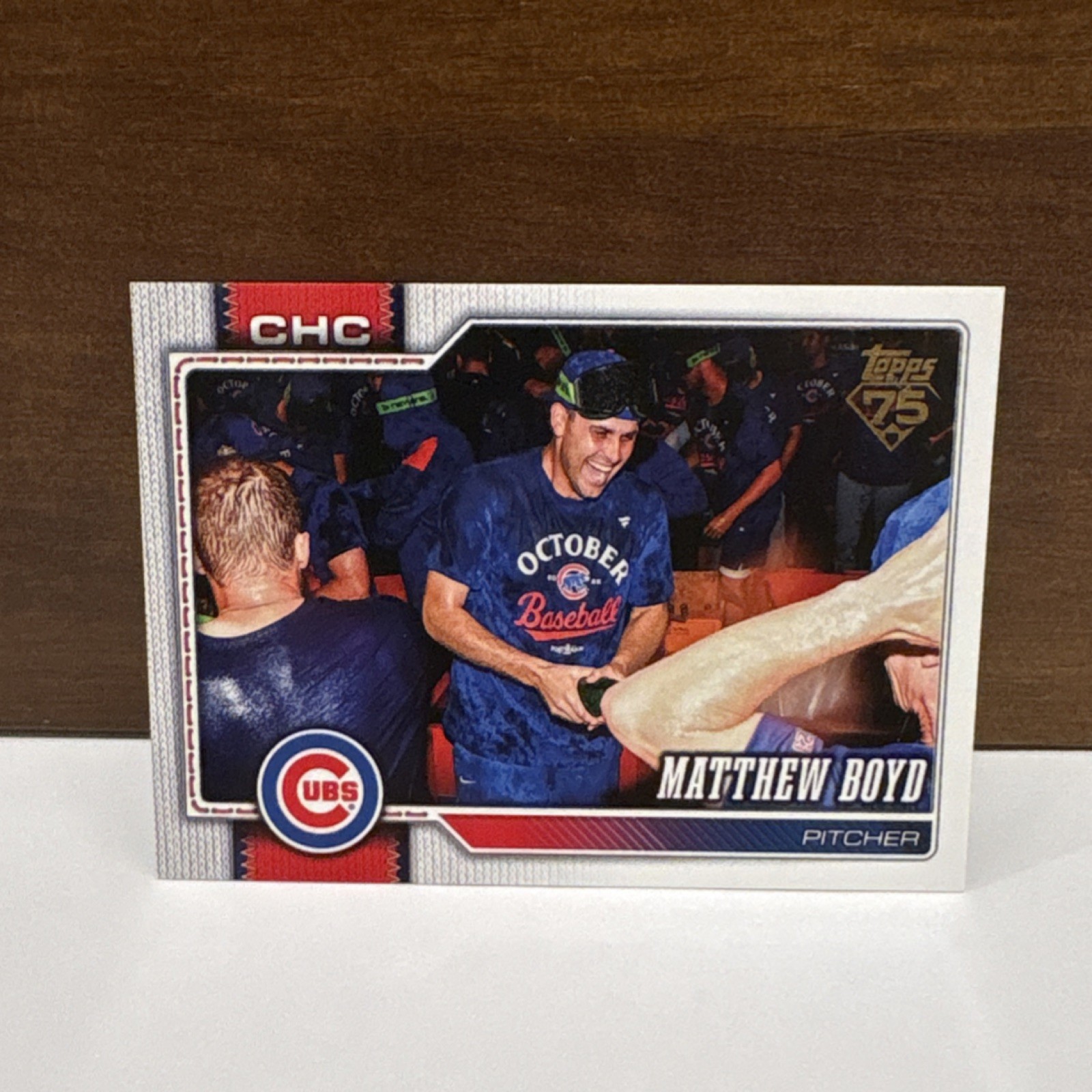 2026 Topps Series 1 #51 Golden Mirror Variation Matthew Boyd Chicago Cubs SSP