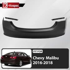 Rear Bumper Cover Fascia For 2016-2018 Chevy Chevrolet Malibu Black Primed