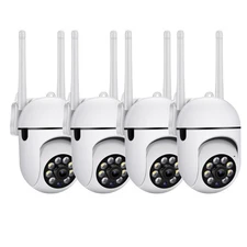 1080P Outdoor Wired WiFi PTZ Security Camera, 2.4G&5GWiFi, Auto Tracking, 2 W...