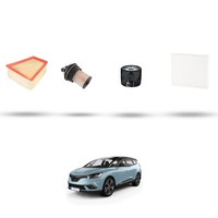 Hoffcar Wartungskit - 4 Filter Kompatibel Mit Renault Scenic IV / Grand Scenic