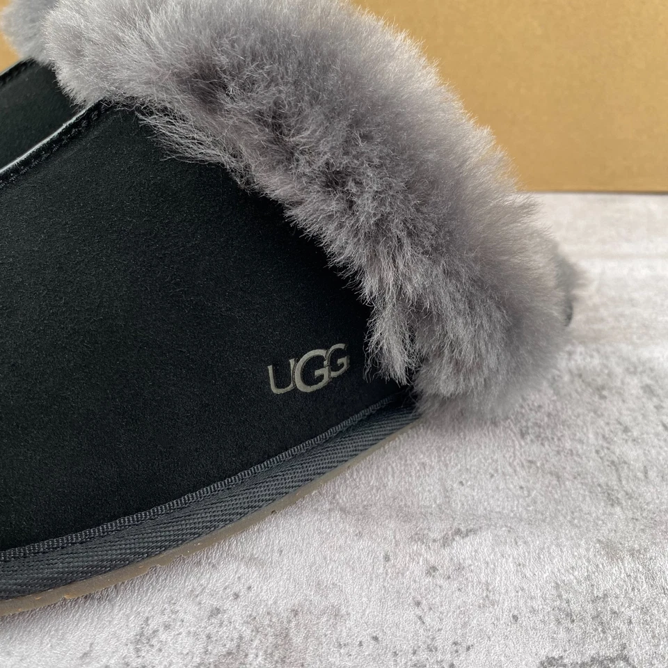 UGG Women's Scuffette II Slippers Black/Grey Women's Slippers Select Size - Image 3 of 4
