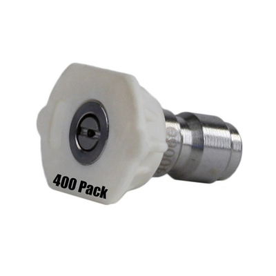 #ad 400 Pack Erie Tools Pressure Washer 1 4quot; Quick Connect 40 Degree 5.5 Nozzles $607.99